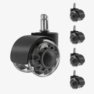 Kółka do fotela Wheels 3.0 Black