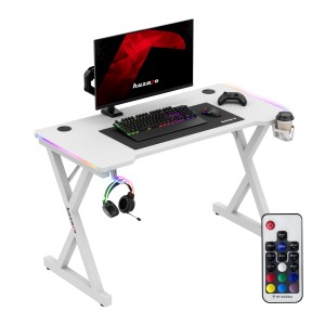  Biurko gamingowe LED Huzaro Hero 2.3 RGB White