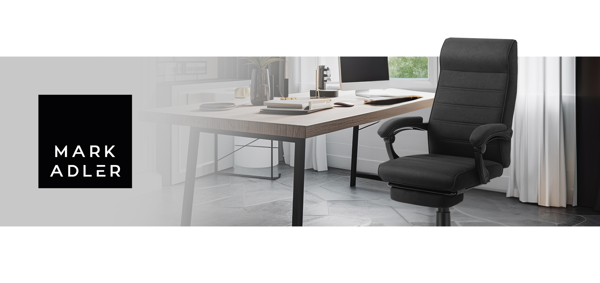 Banner fotela biurowego Mark Adler Boss 4.4 Grey