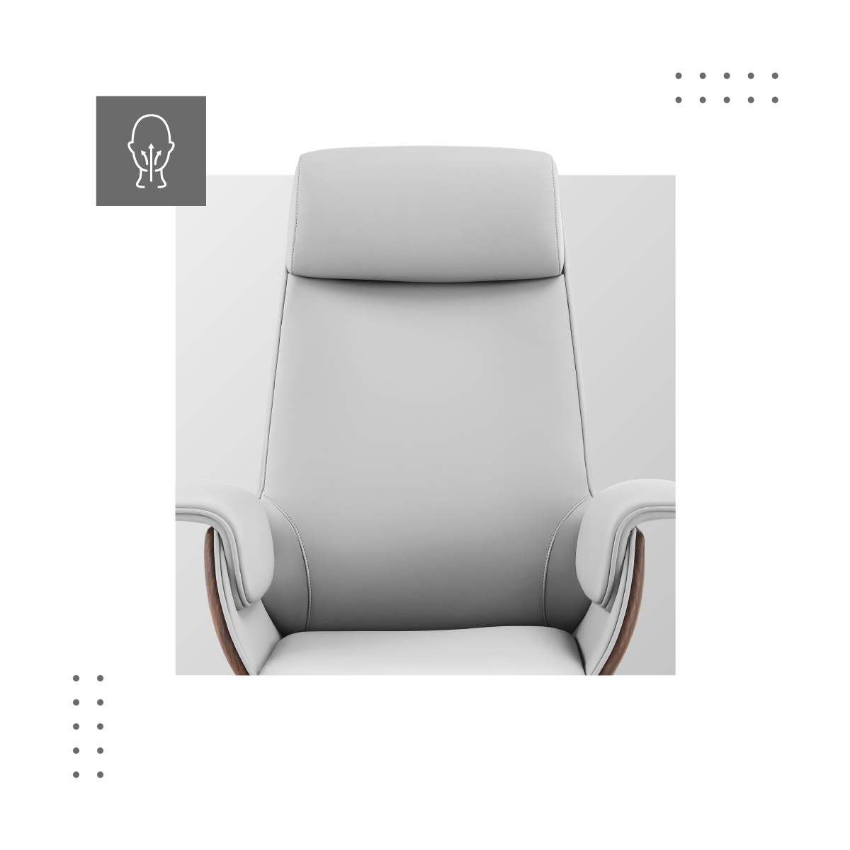Ergonomiczny fotel biurowy Boss 8.2 White