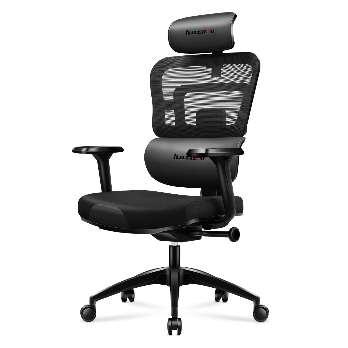 Lewy skos przodu fotela gamingowego Combat 7.0 Black