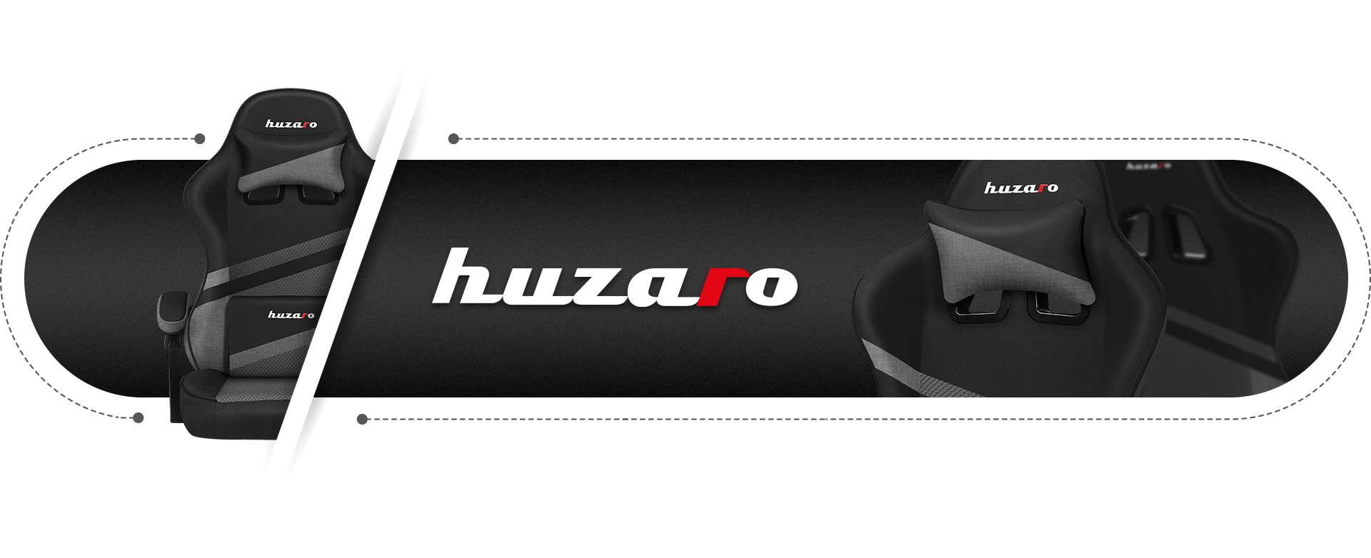 Fotel gamingowy Huzaro Force 4.4 Grey Mesh