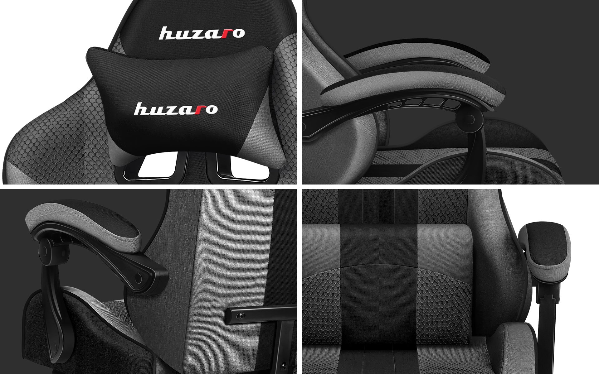 Fotele Huzaro Force 4.7 Grey Mesh