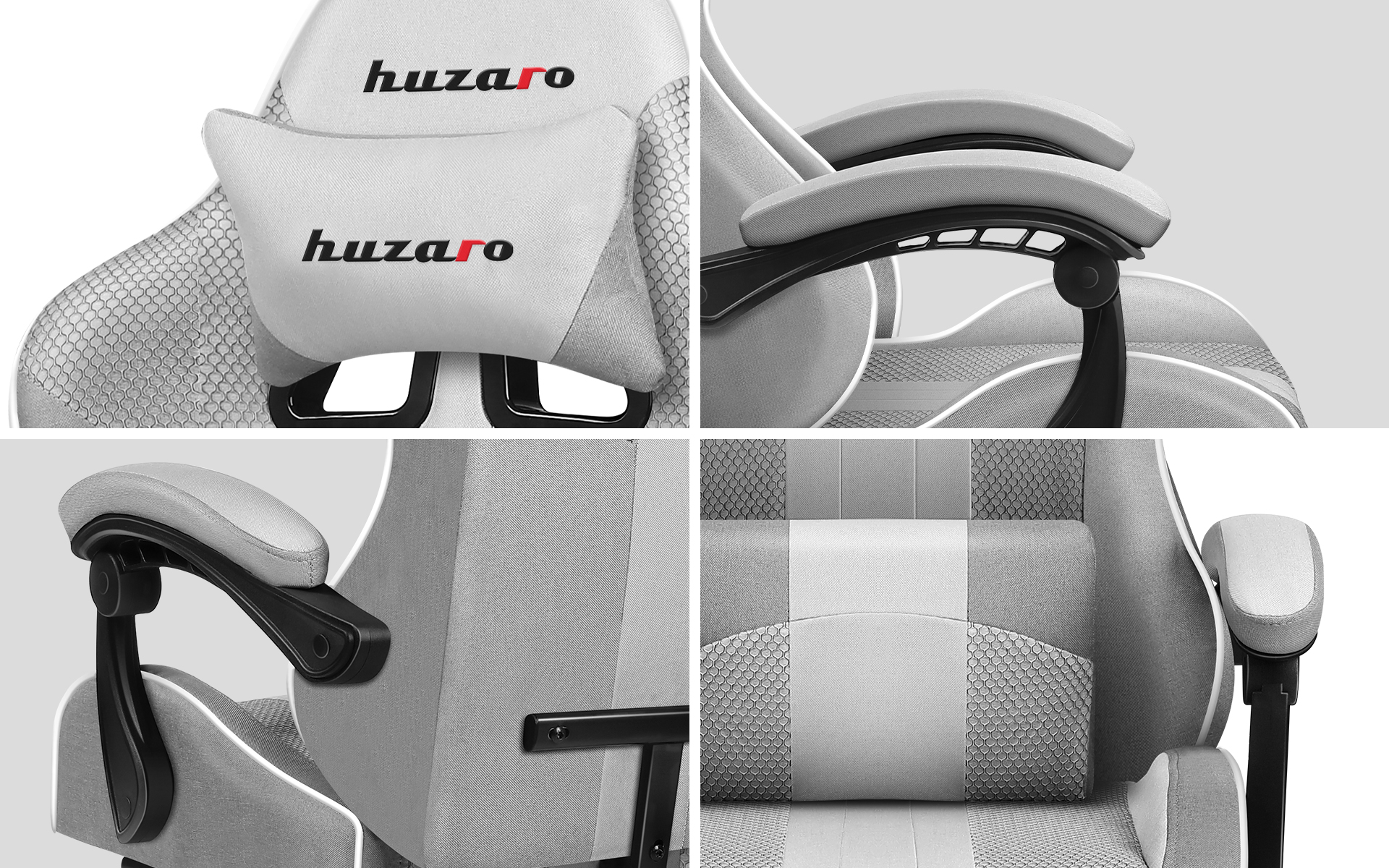 Fotele Huzaro Force 4.7 White Mesh