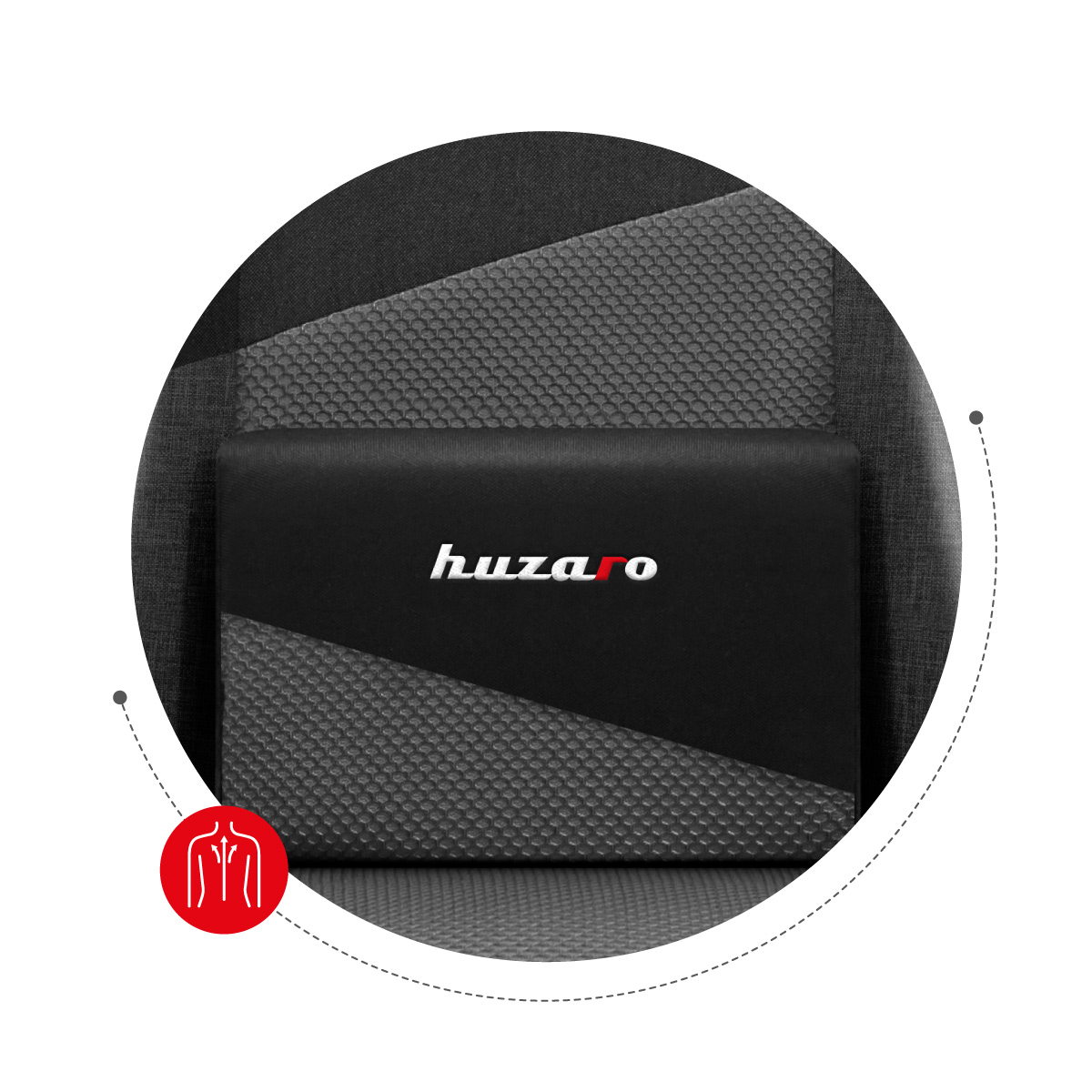 Fotel gamingowy Huzaro Force 6.2 z podparciem pleców