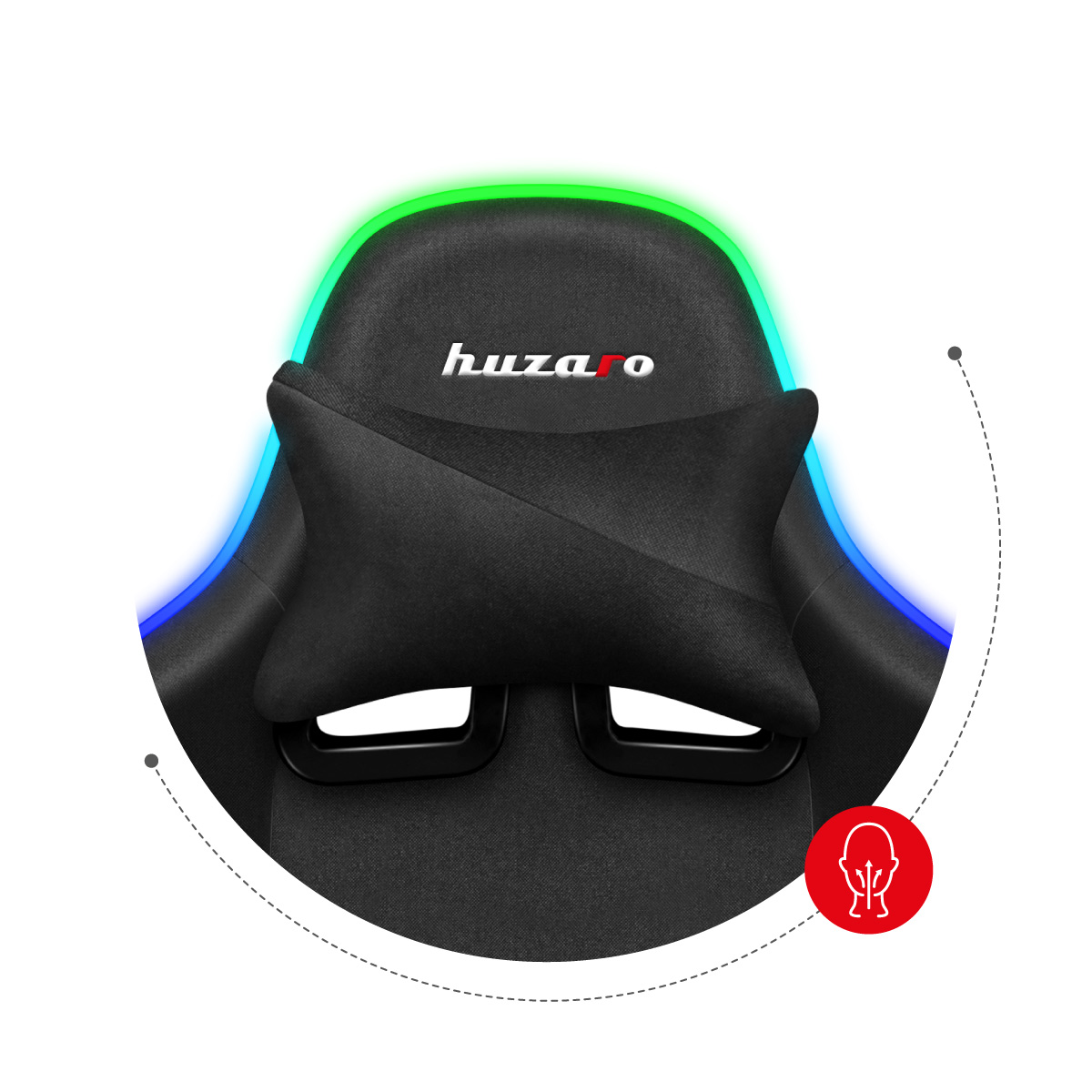 Poduszka pod kark fotel dla gracza Force 6.2 Mesh RGB