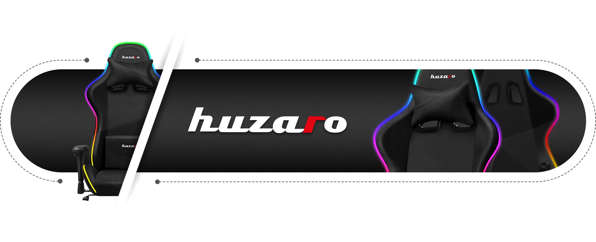 Fotel dla gracza Huzaro Force 6.2 Mesh RBG baner