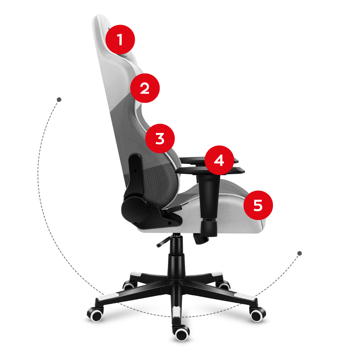 Ergonomiczny fotel gamingowy Force 6.2