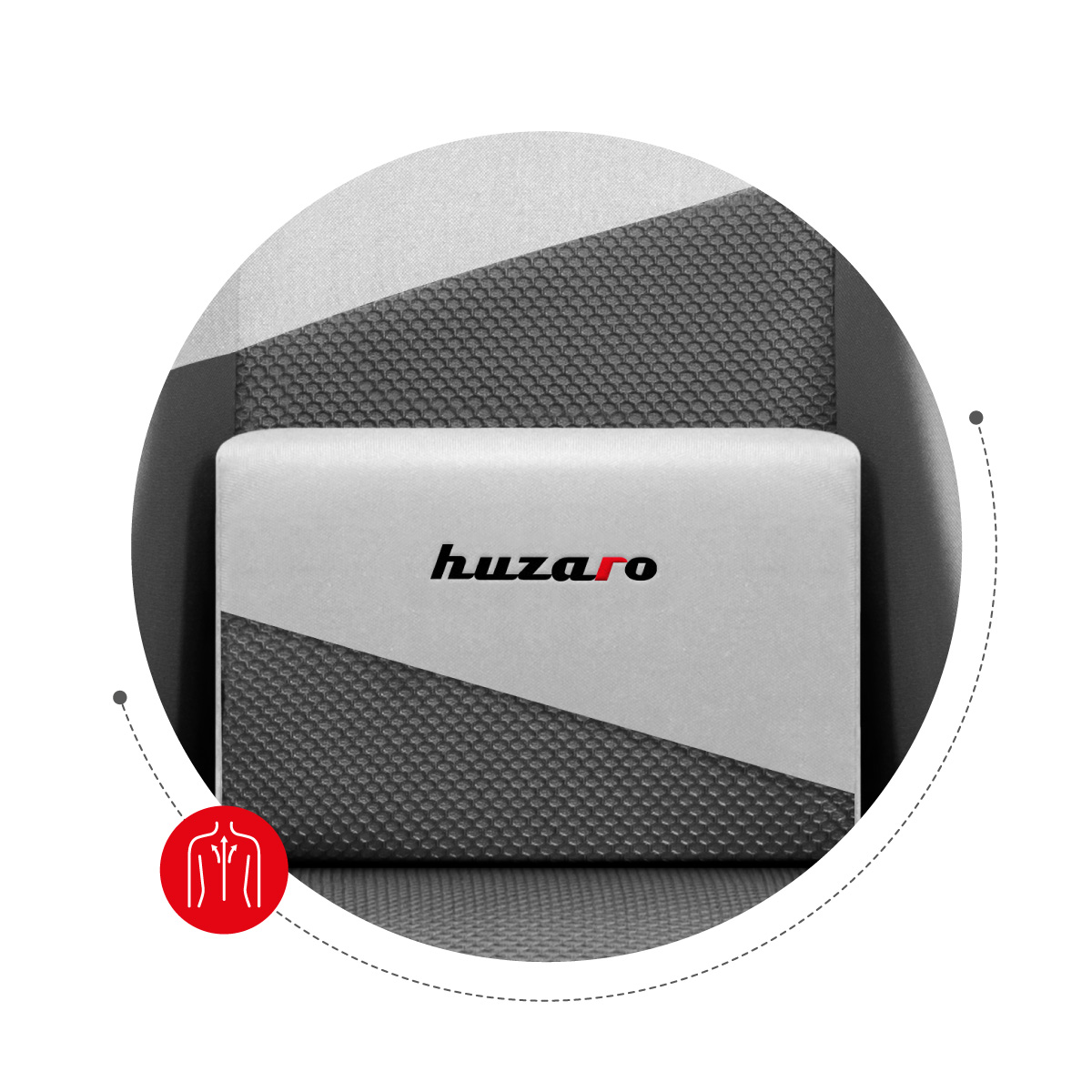 Fotel gamingowy Huzaro Force 6.2 z podparciem pleców