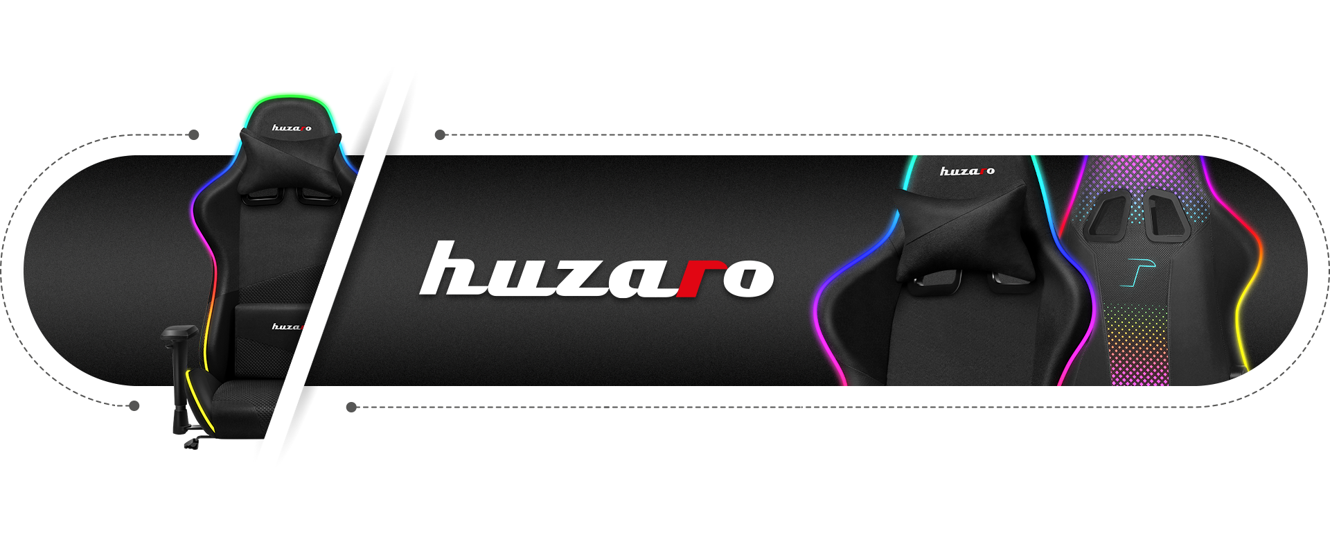 Fotel dla gracza Huzaro Force 6.3 Mesh RBG baner