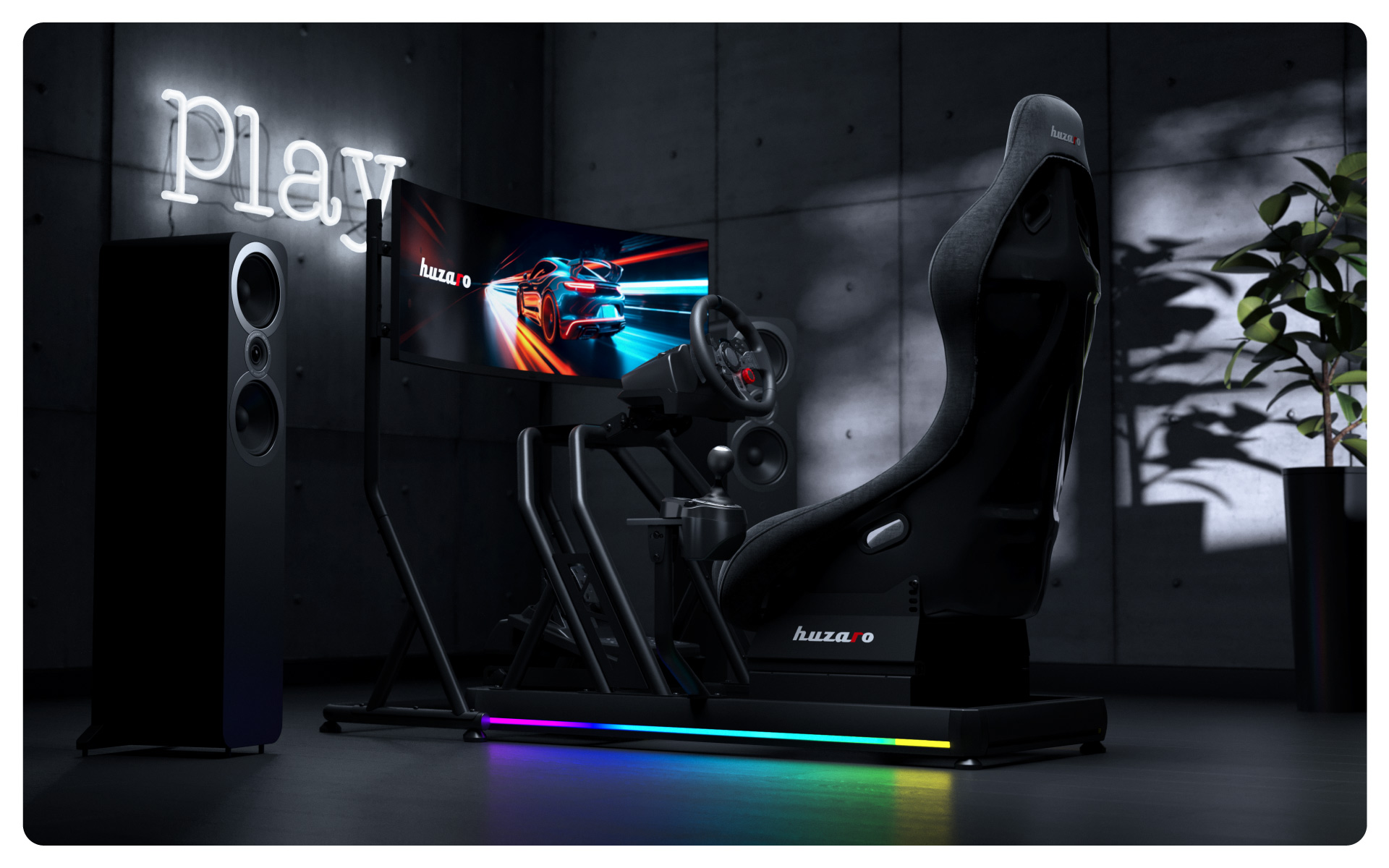 Stojak do monitora Speed 9.1 wizualizacja w pokoju