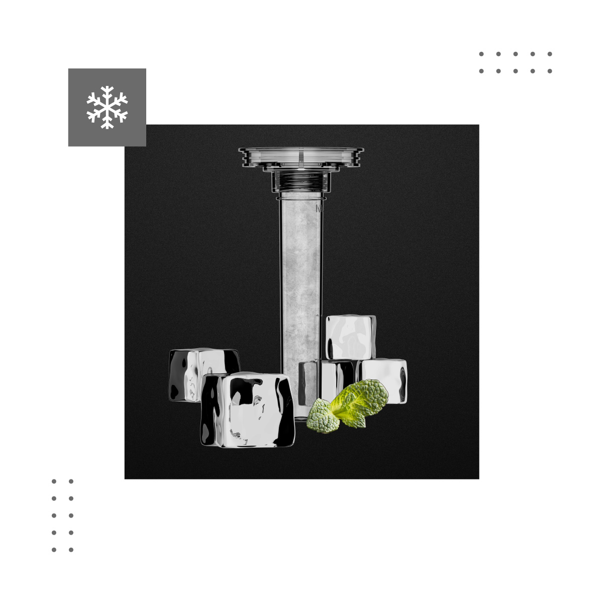 Cooler chłodzący do butelek blendera Titan 30